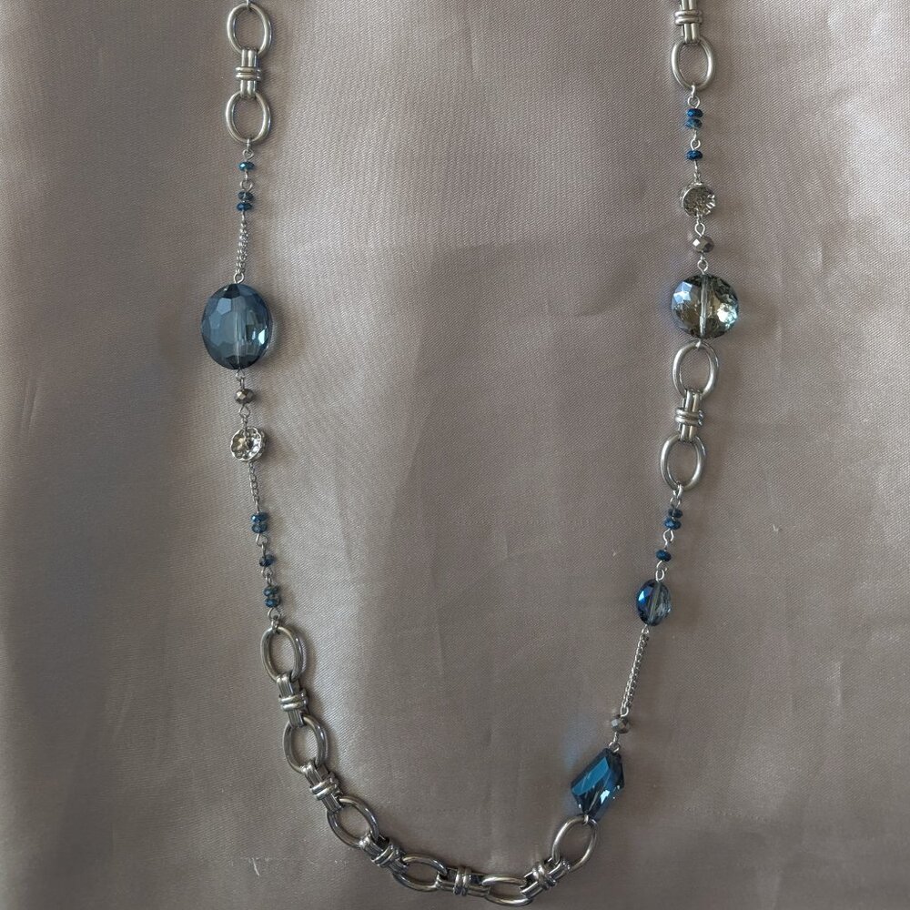 Ann Taylor Loft Necklace blue